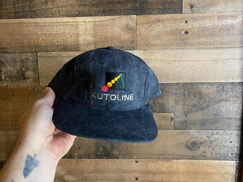 Autoline strapback hat vtg - autoline,